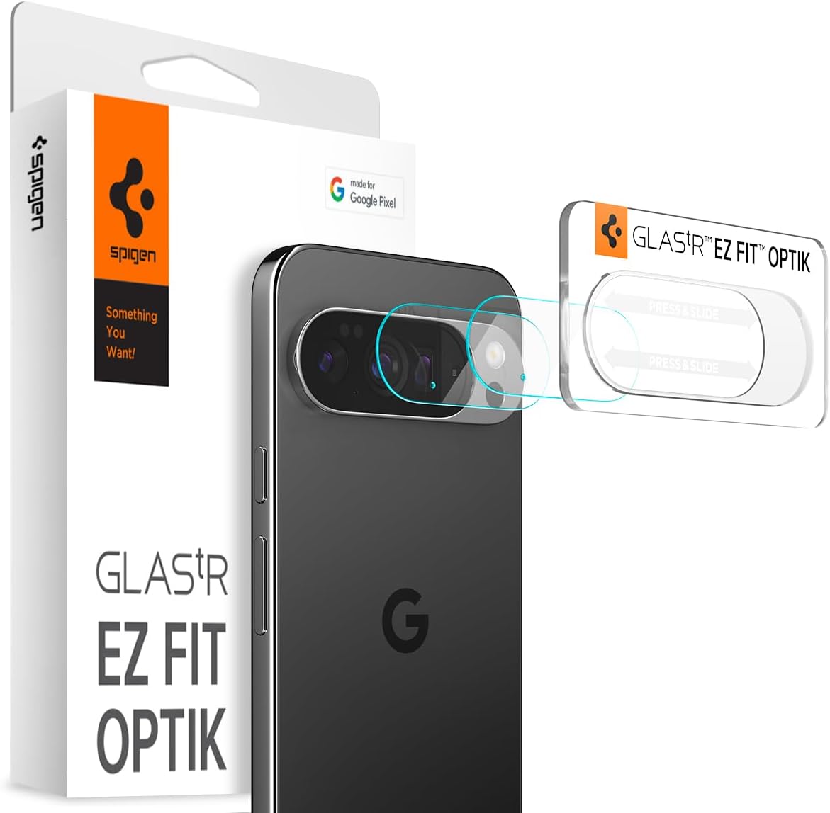 Spigen Optik EZ Fit Google Pixel 10 Pro camera lens protector 2 pack