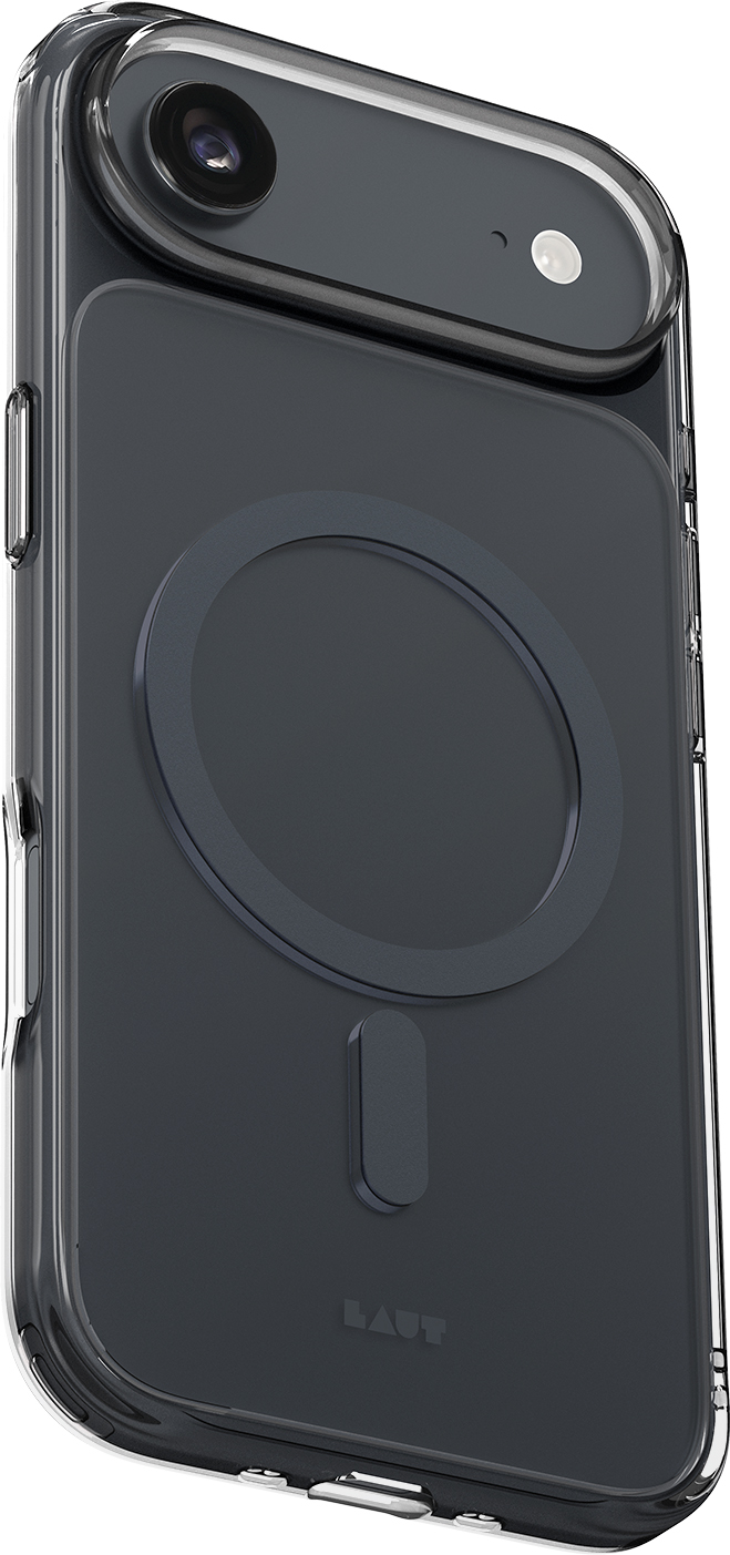 LAUT Crystal Fluro MagSafe iPhone Air hoesje zwart
