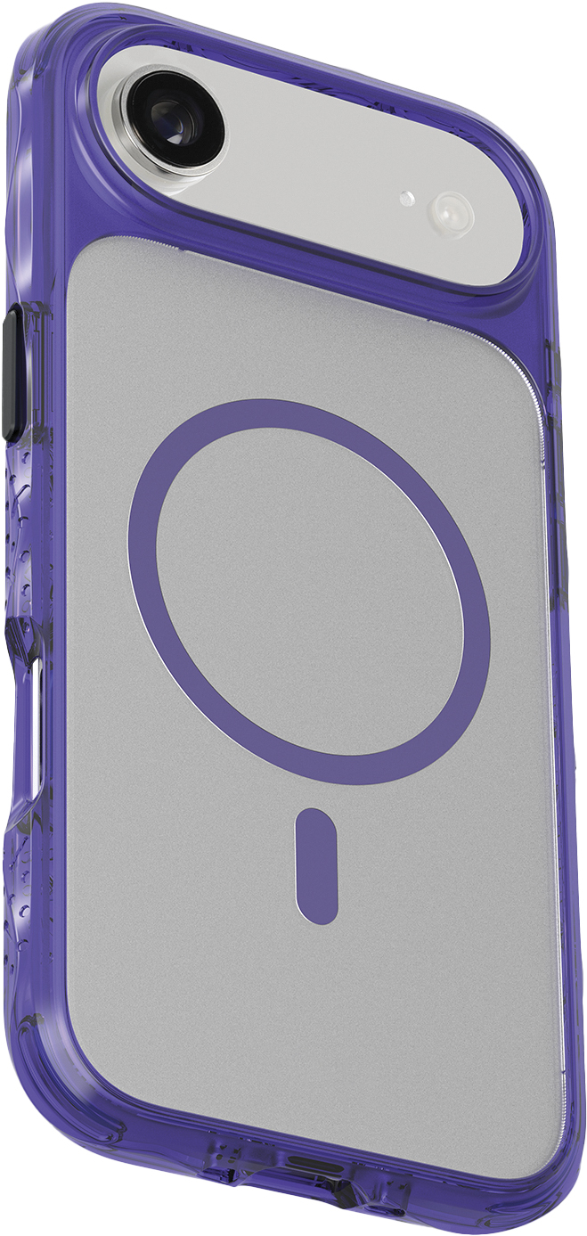 LAUT Crystal Matter X MagSafe iPhone Air hoesje paars