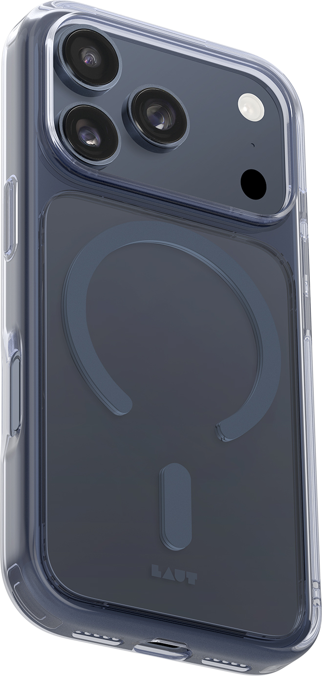 LAUT Crystal Fluro MagSafe iPhone 17 Pro Max hoesje zwart