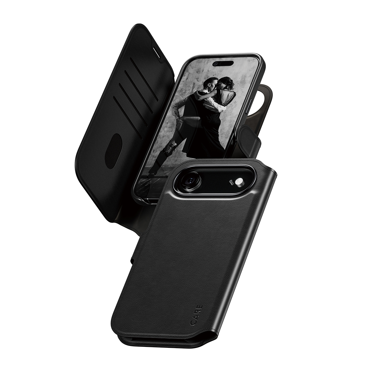 PanzerGlass CARE 2 in 1 Wallet MagSafe iPhone 17 Air hoesje zwart