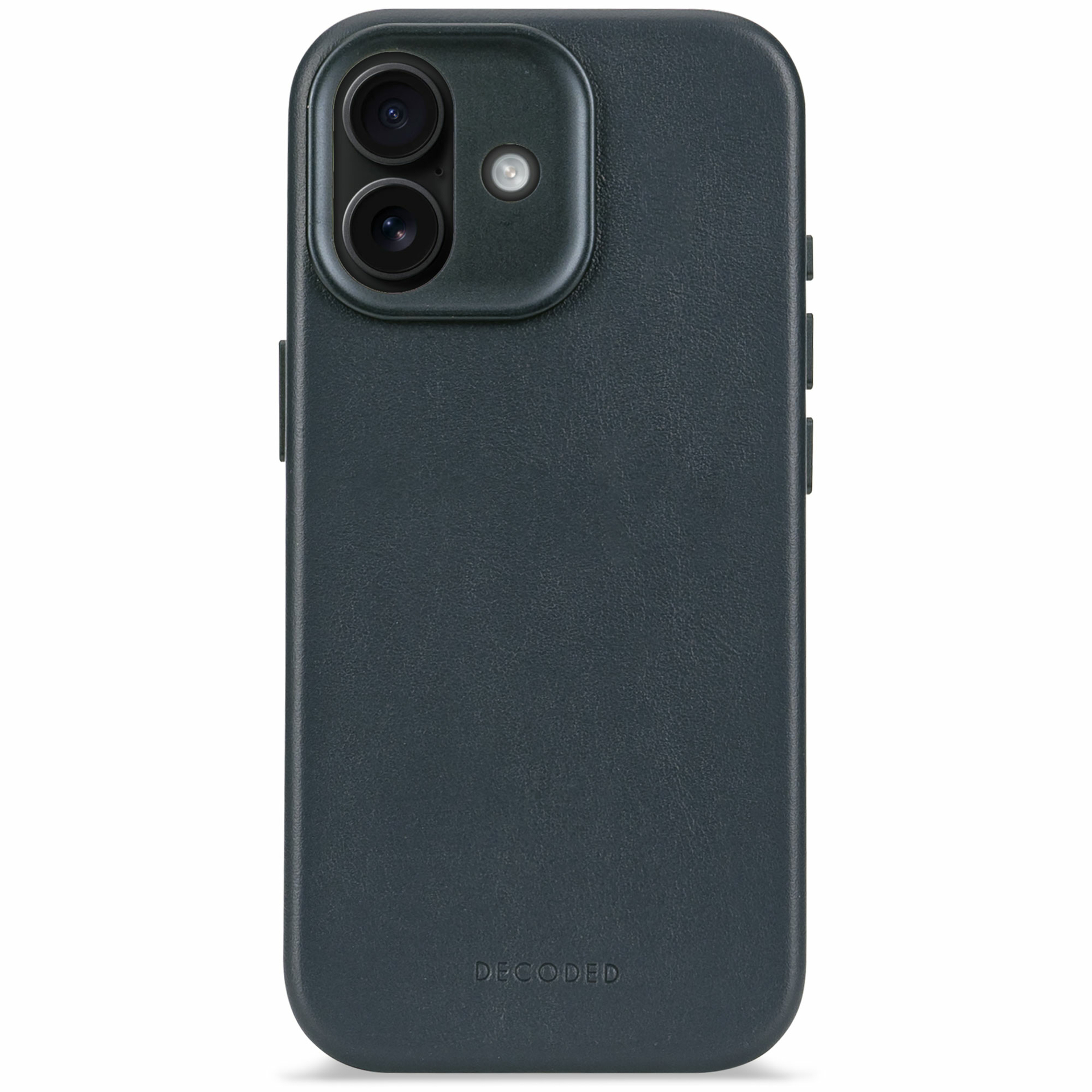 Decoded Leather backcover iPhone 17 hoesje blauw