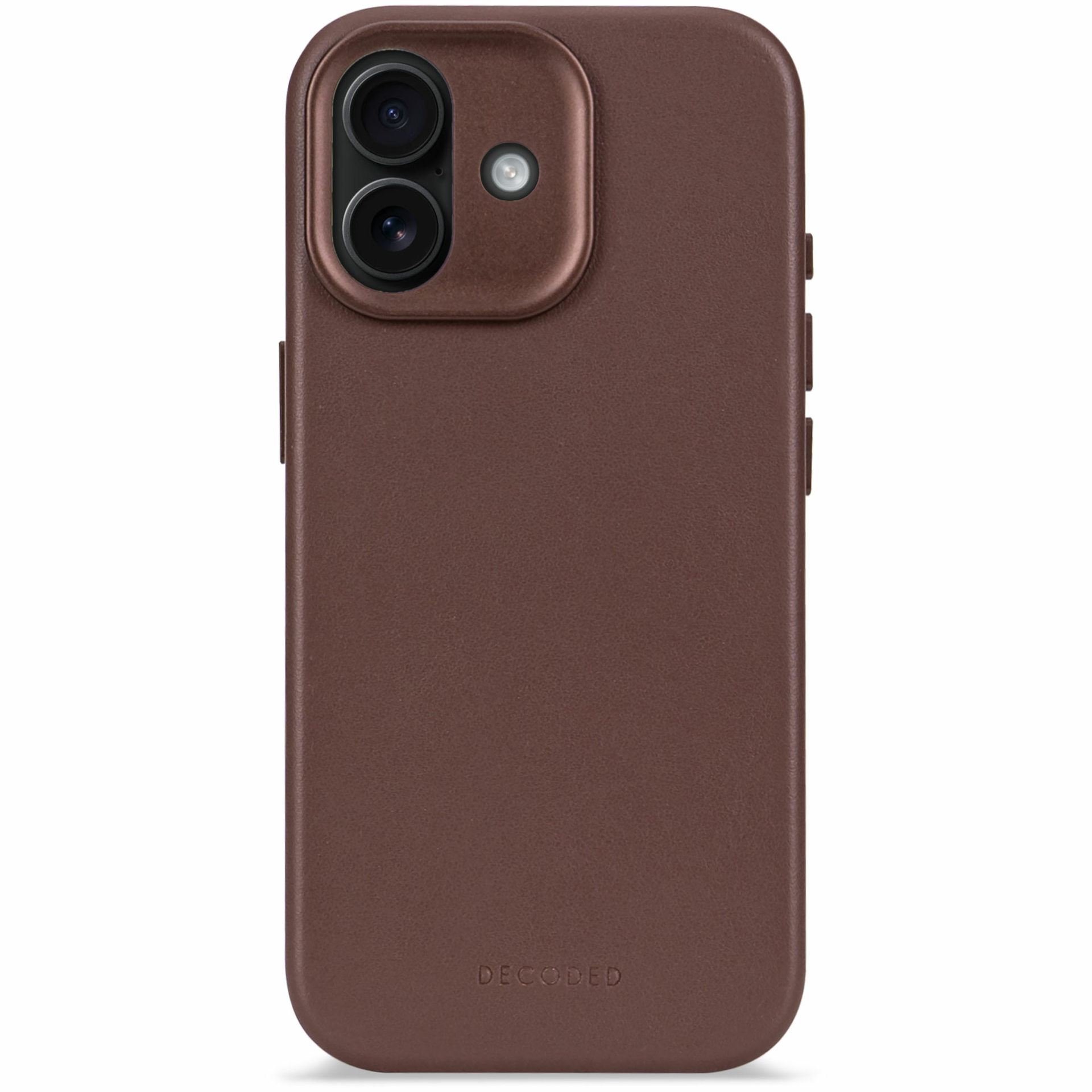 Decoded Leather backcover iPhone 17 Air hoesje bruin