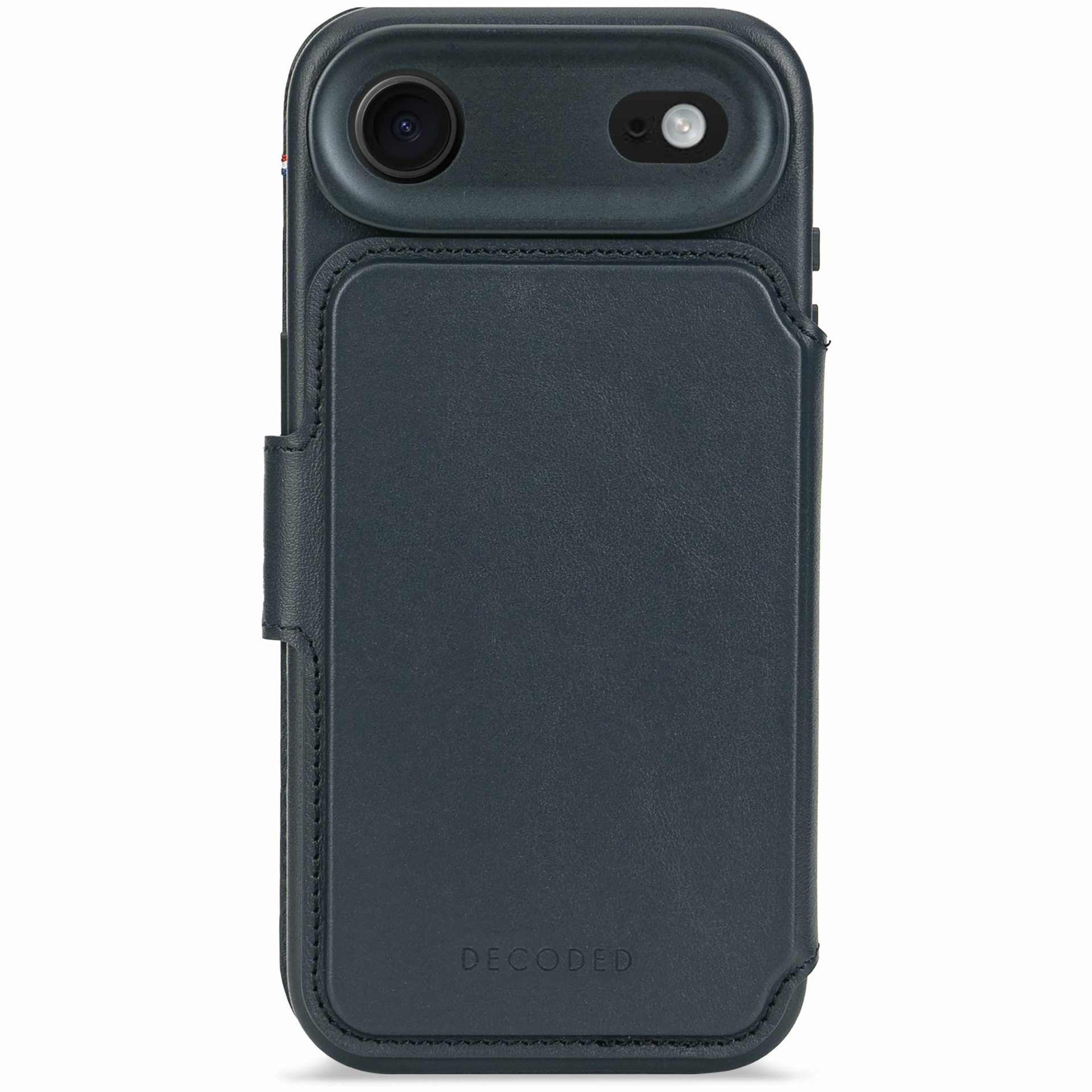 Decoded Leather Detachable 2 in 1 Wallet iPhone 17 Air hoesje navy