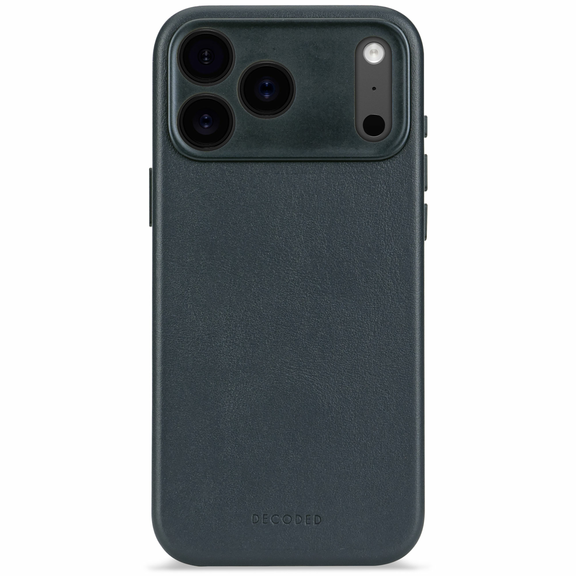 Decoded Leather backcover iPhone 17 Pro hoesje navy