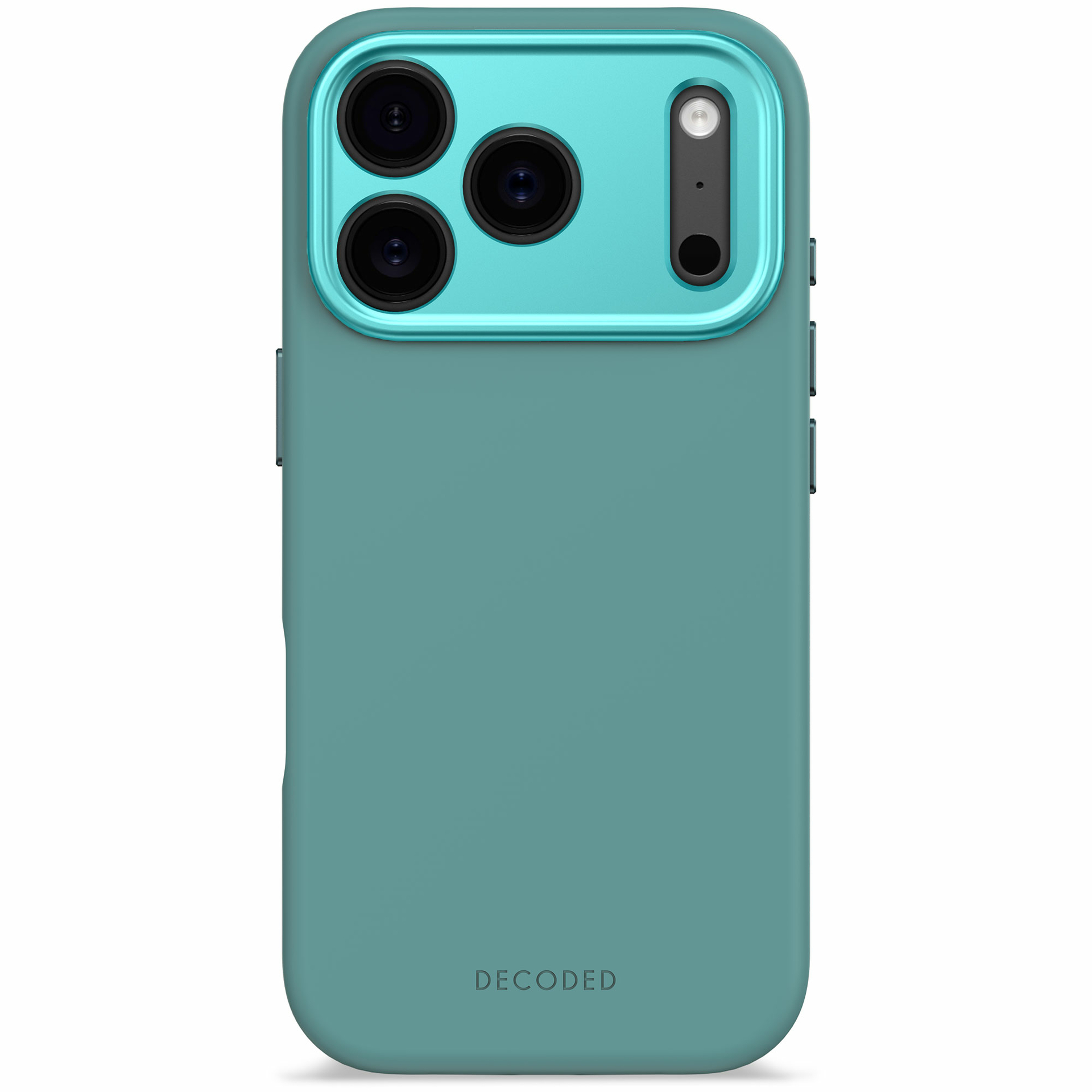 Decoded Silicone iPhone 17 Pro hoesje retro blauw