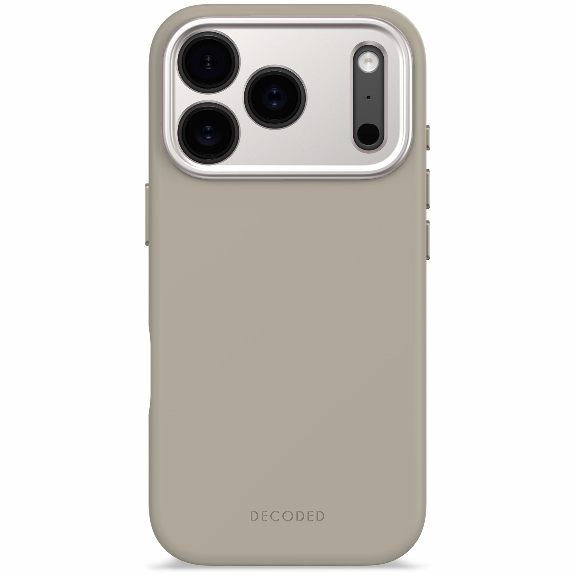 Decoded Silicone iPhone 17 Pro hoesje beige