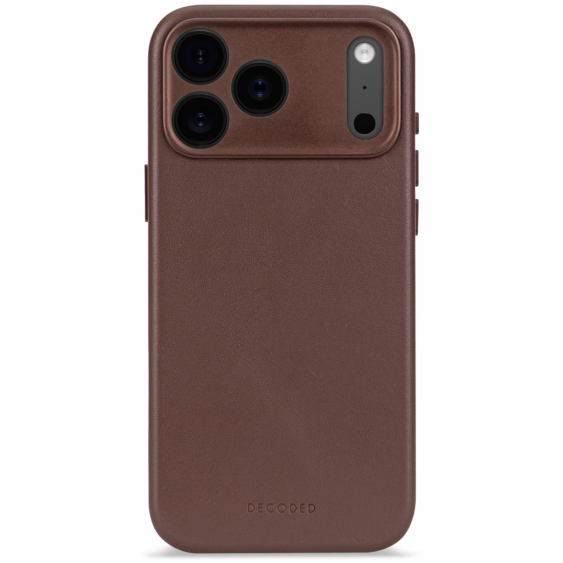 Decoded Leather backcover iPhone 17 Pro Max hoesje bruin