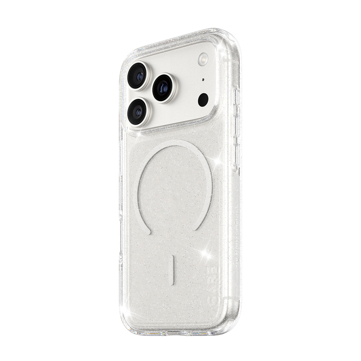 PanzerGlass CARE Urban Combat MagSafe iPhone 17 Pro hoesje doorzichtig star lit wit