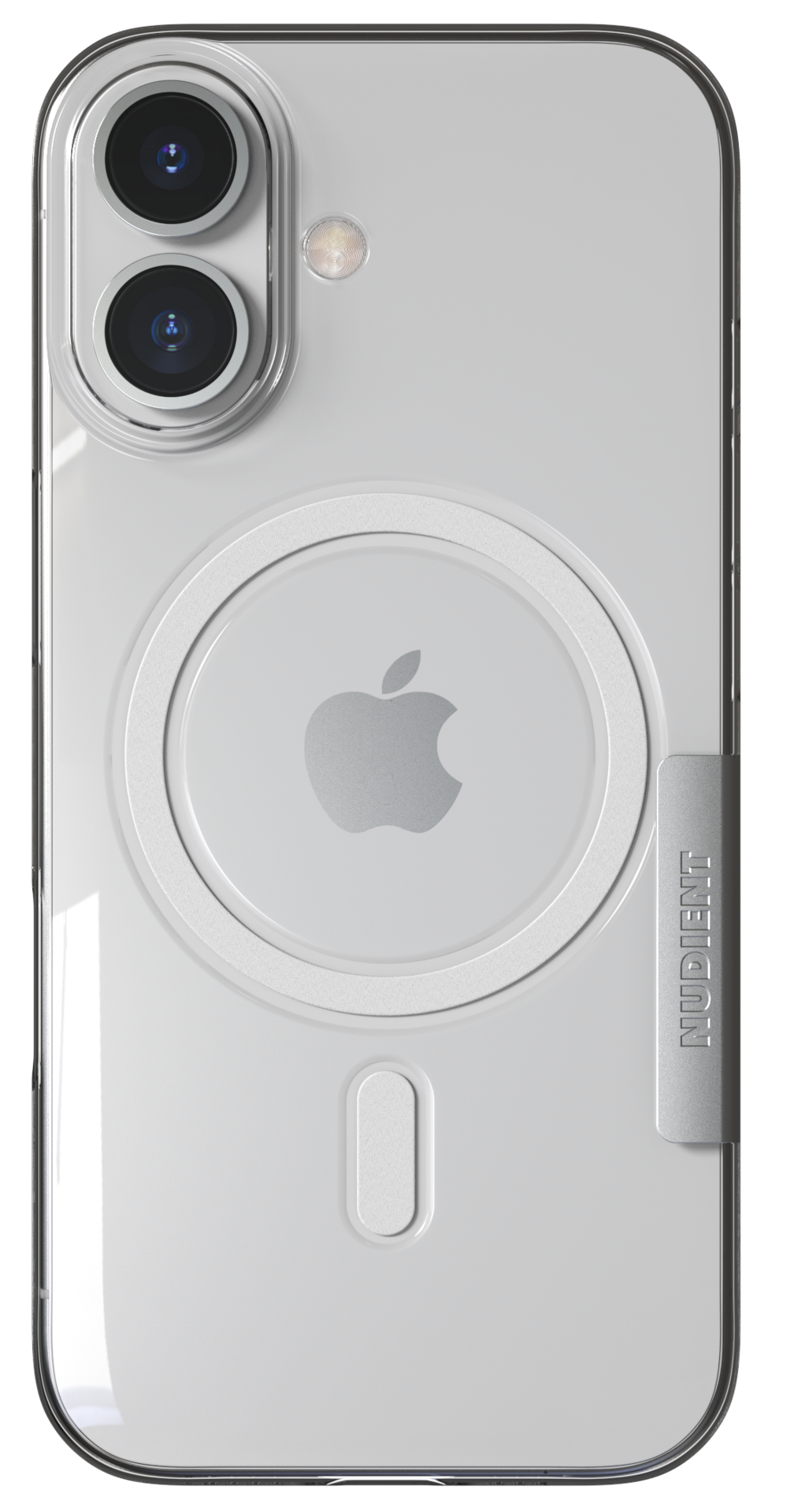 Nudient Thin MagSafe iPhone 17 hoesje transparant