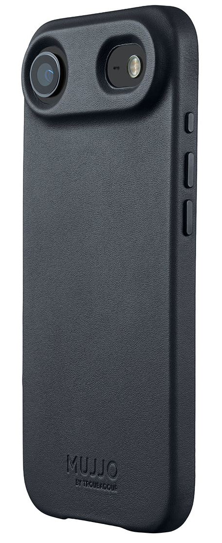 Mujjo Full Leather iPhone 17 Air hoesje basalt