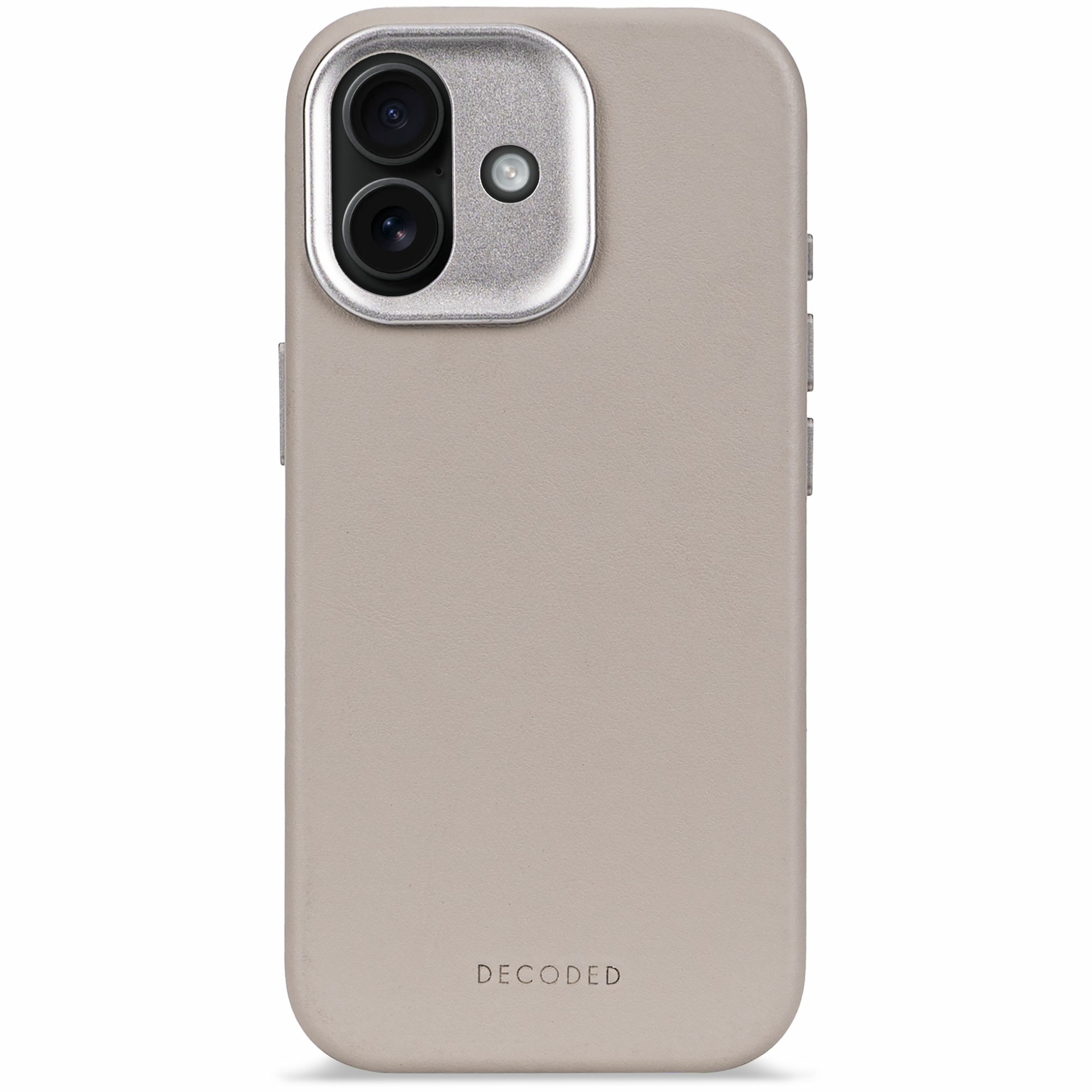 Decoded Leather backcover iPhone 17 hoesje blauw