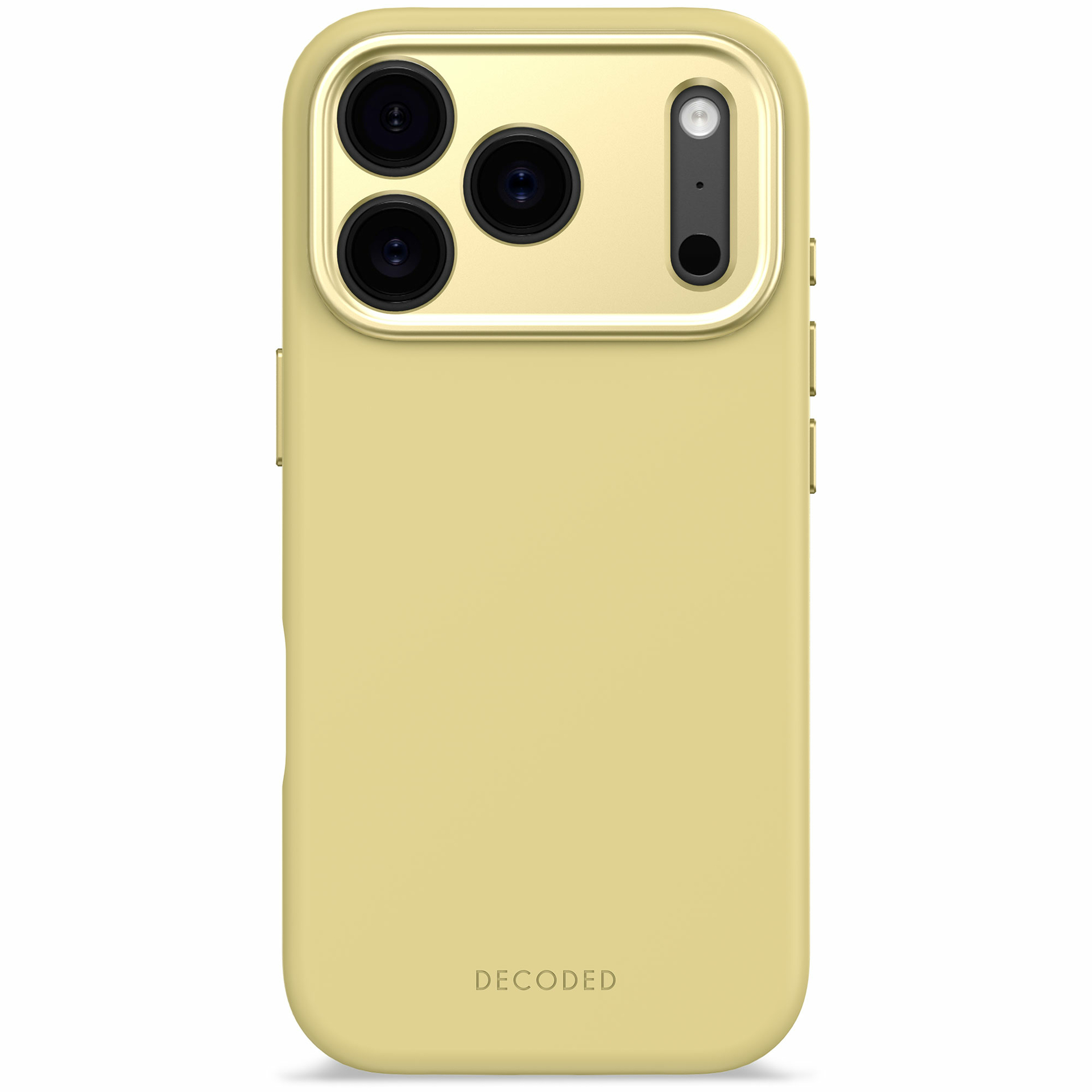 Decoded Silicone iPhone 17 Pro hoesje geel