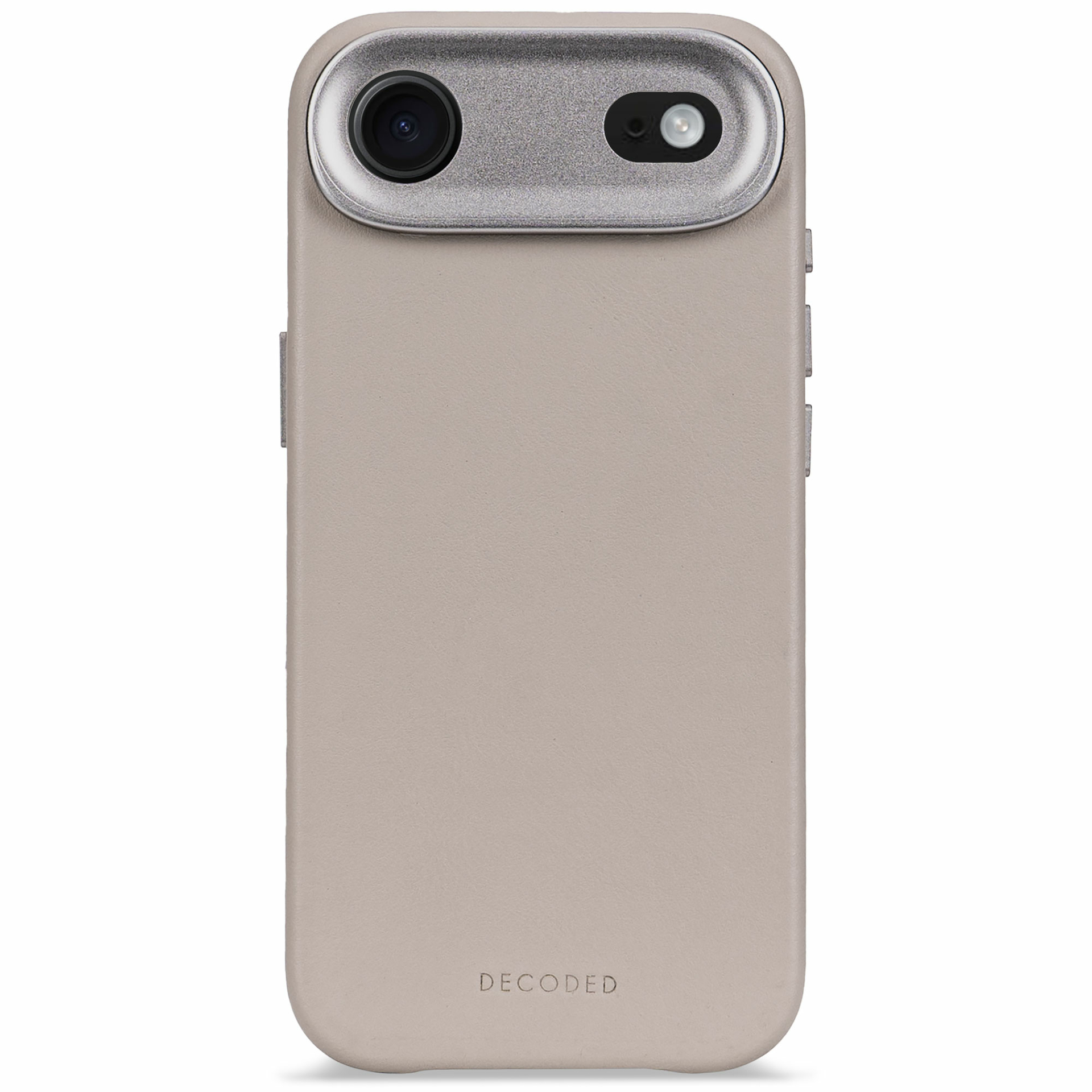 Decoded Leather backcover iPhone 17 Air hoesje beige