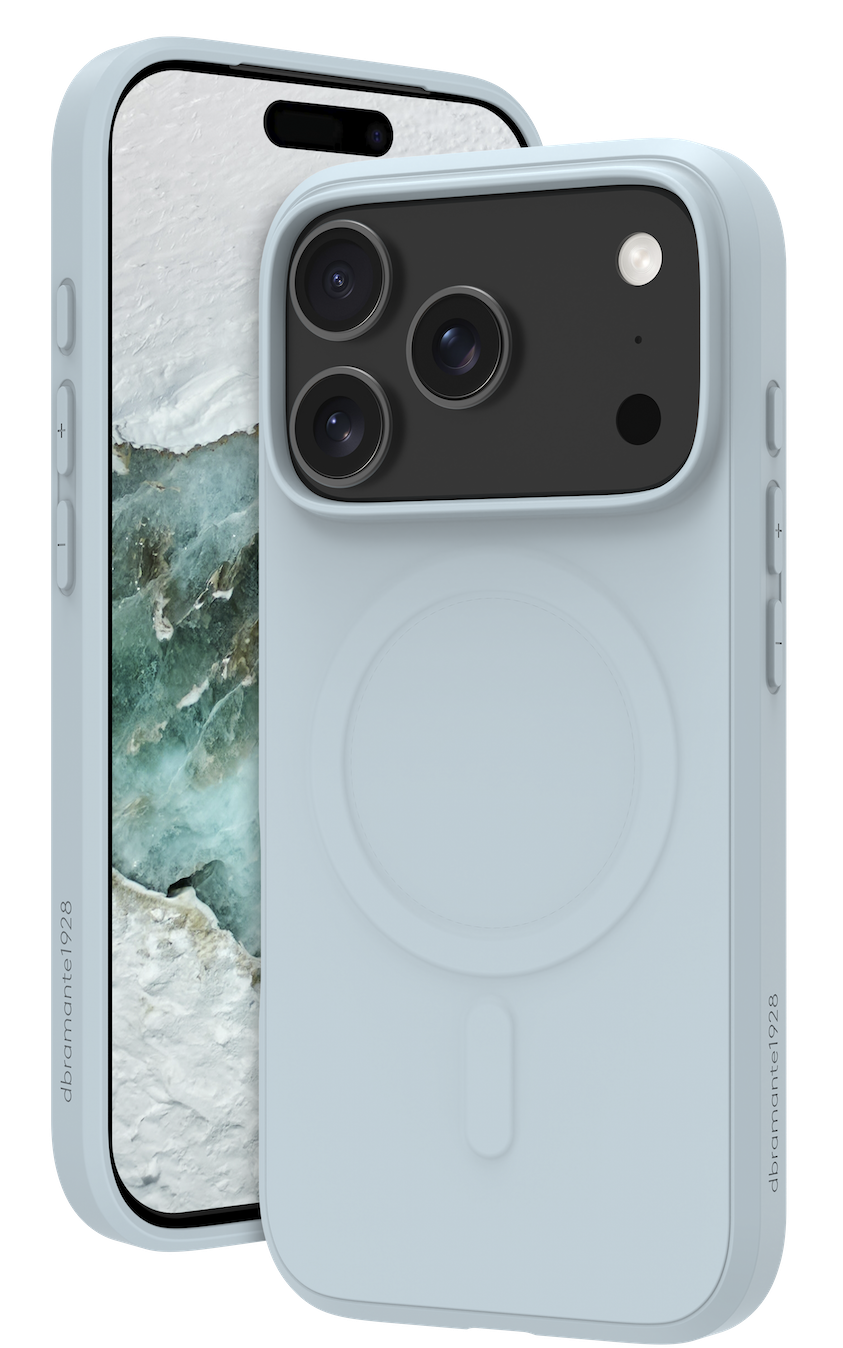 dbramante1928 Greenland Pro MagSafe iPhone 17 Pro hoesje lichtblauw