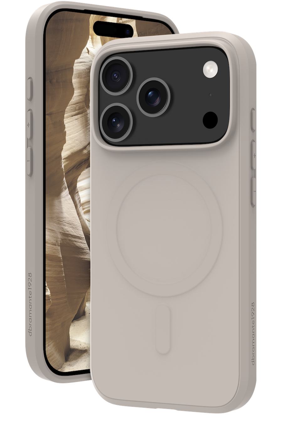 dbramante1928 Greenland Pro MagSafe iPhone 17 Pro Max hoesje beige
