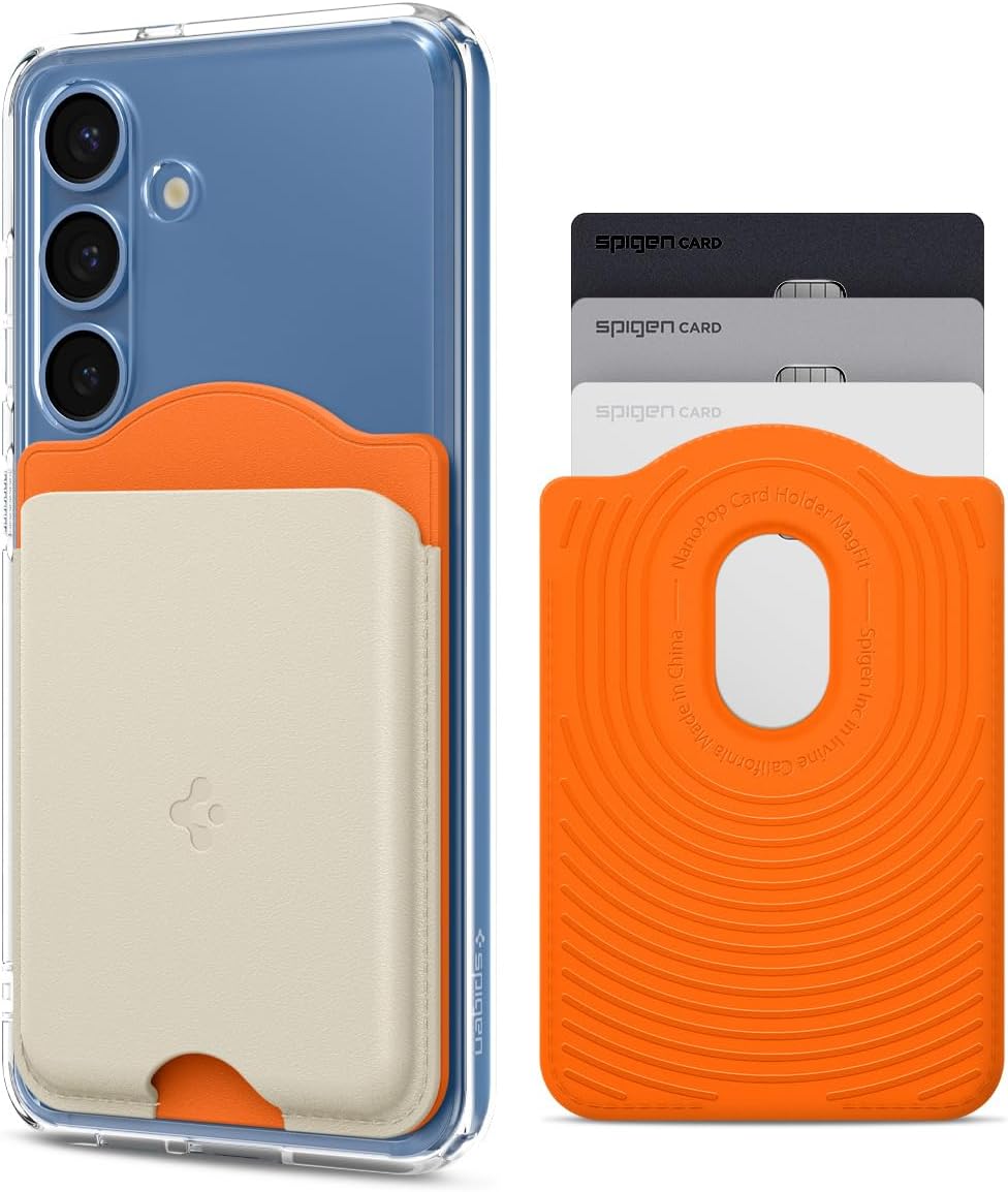 Spigen Nano Pop MagSafe wallet beige