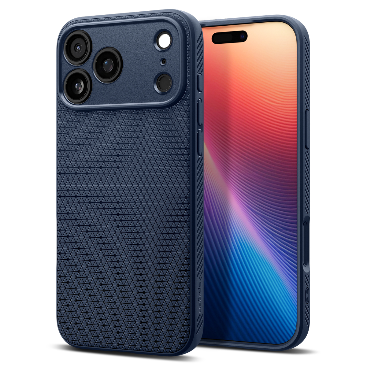 Spigen Liquid Air iPhone 17 Pro Max hoesje blauw