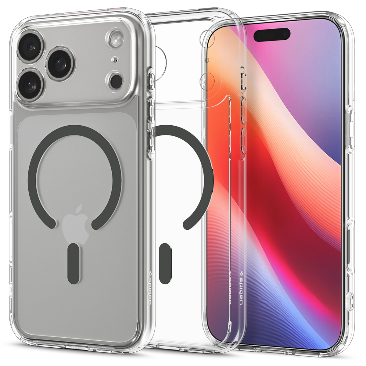 Spigen Ultra Hybrid MagSafe iPhone 17 Pro Max hoesje graphite