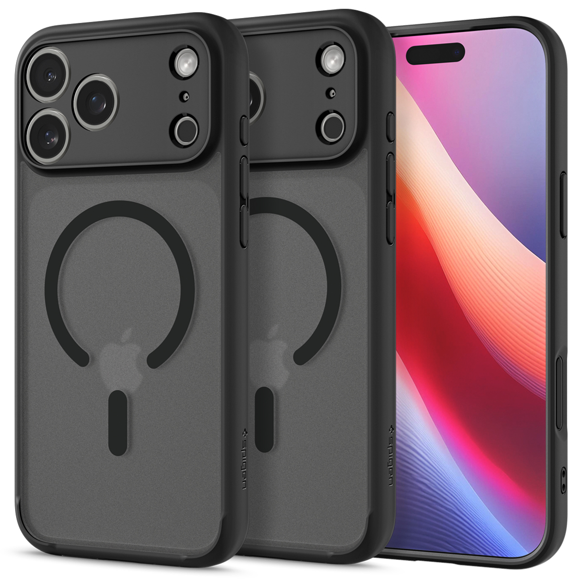 Spigen Ultra Hybrid MagSafe iPhone 17 Pro Max hoesje frost zwart