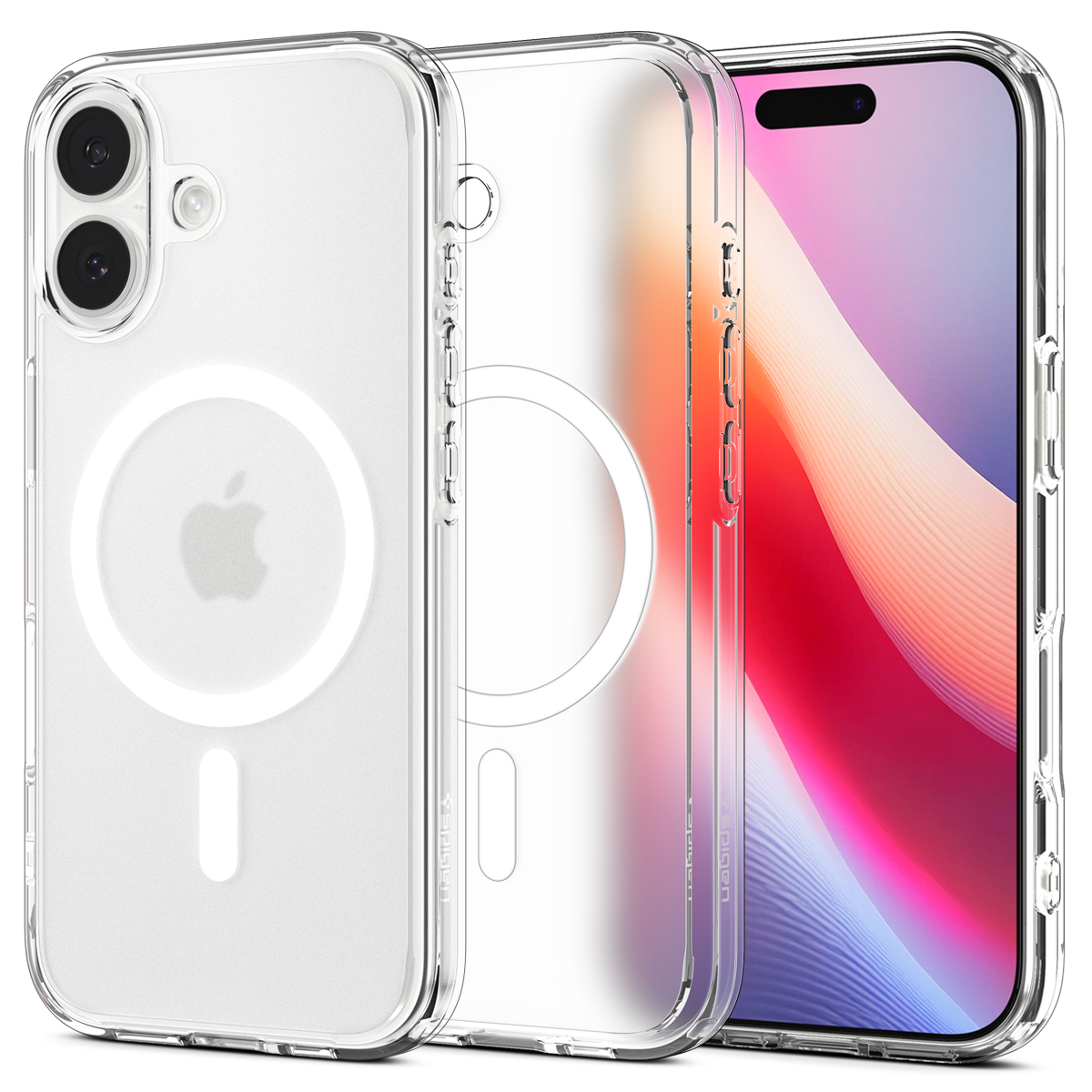 Spigen Ultra Hybrid MagSafe iPhone 17 hoesje frost wit