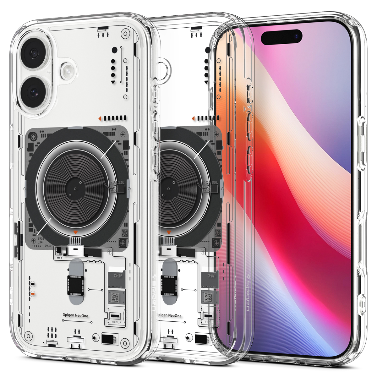 Spigen Ultra Hybrid MagSafe iPhone 17 hoesje neo one