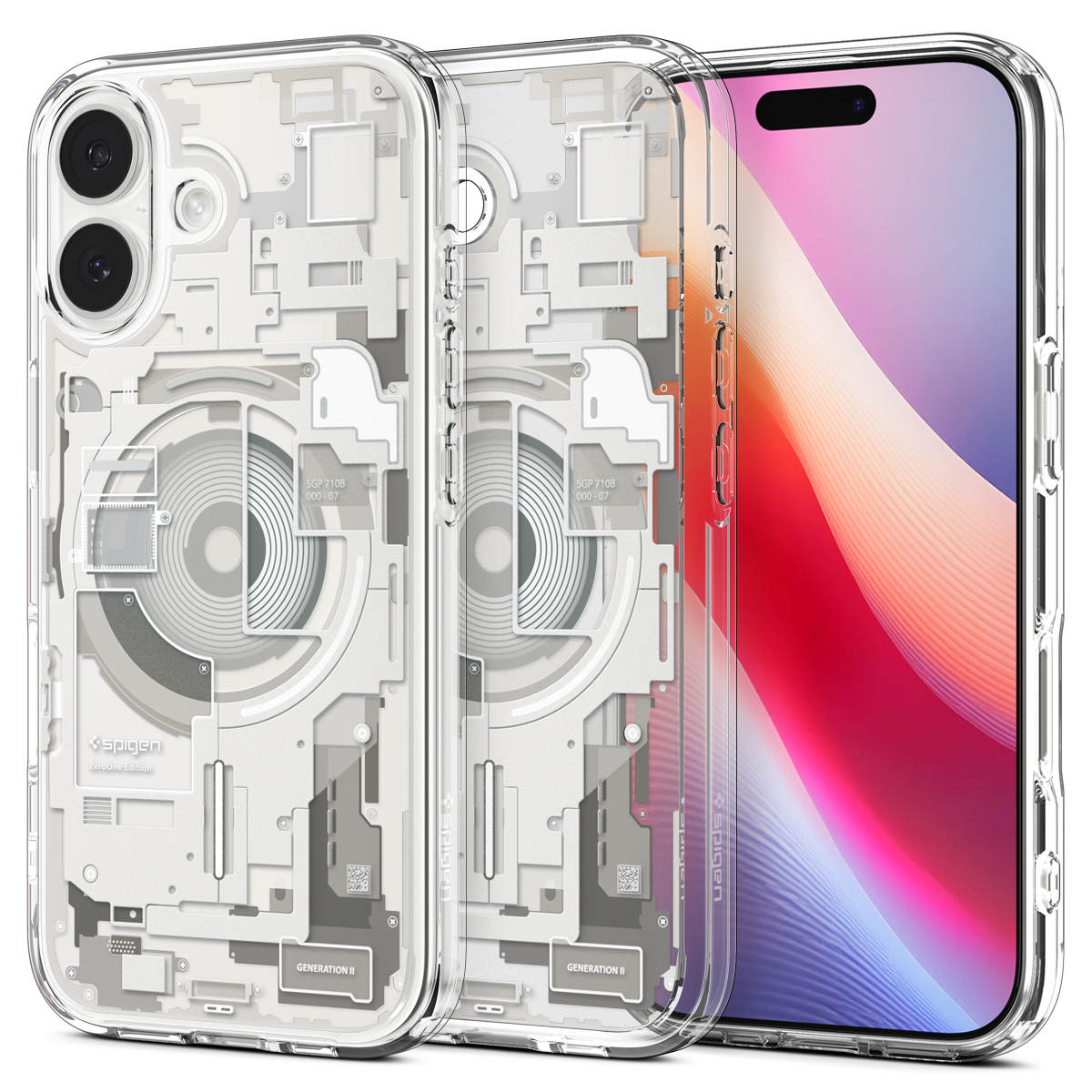 Spigen Ultra Hybrid Zero One MagSafe iPhone 17 hoesje titanium