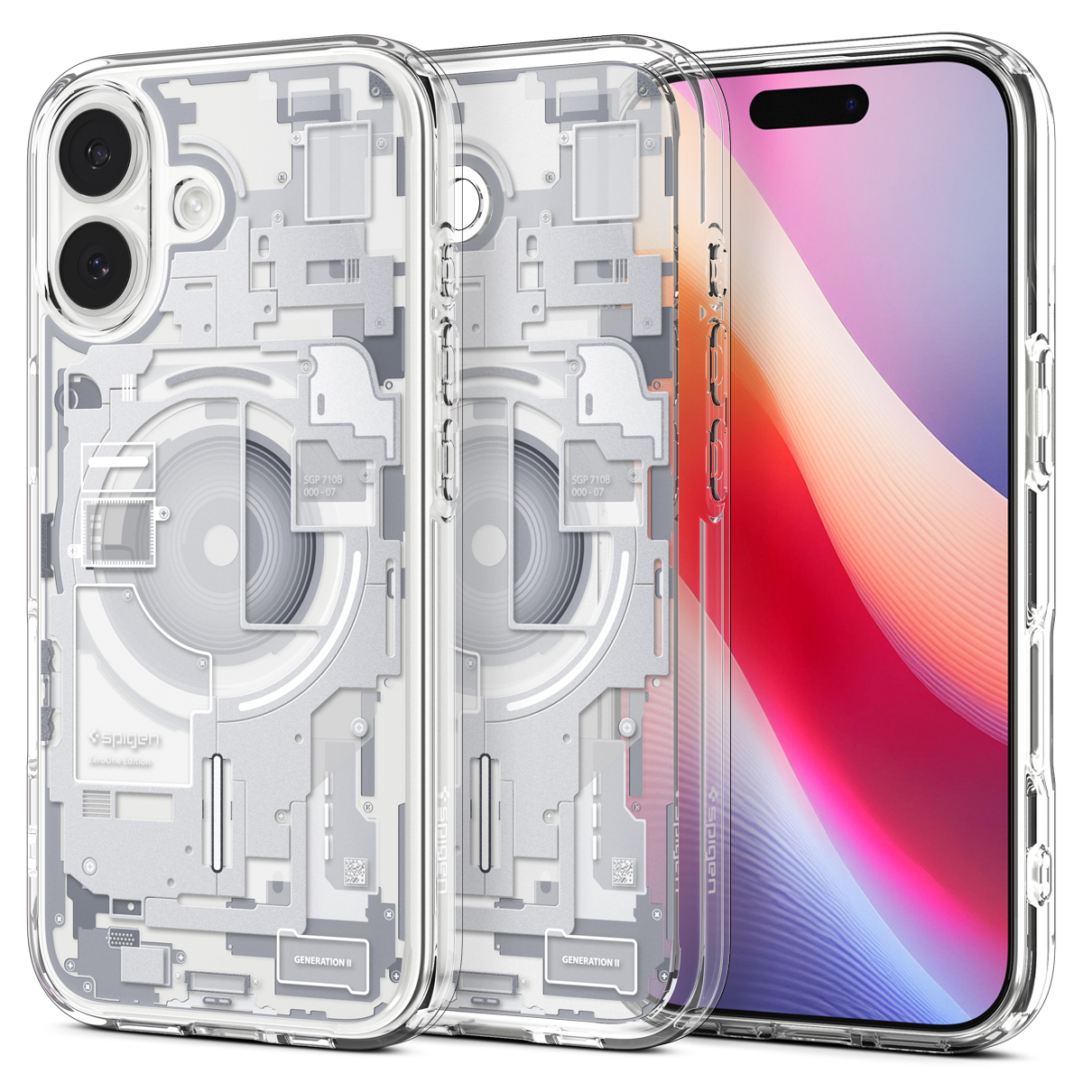 Spigen Ultra Hybrid Zero One MagSafe iPhone 17 hoesje wit