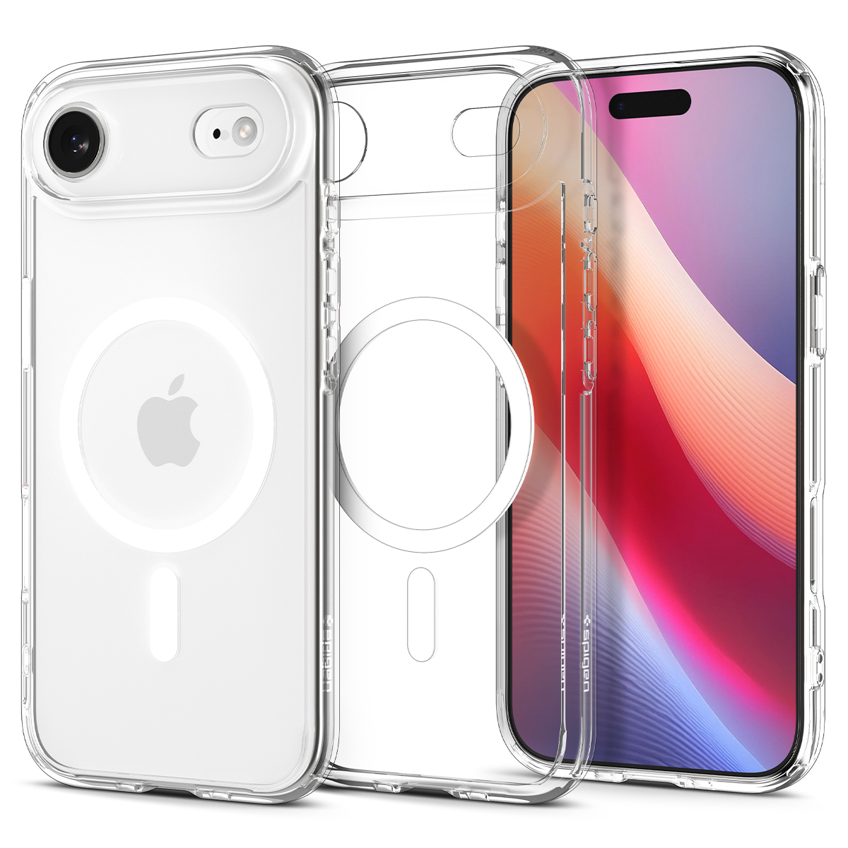 Spigen Ultra Hybrid MagSafe iPhone 17 Air hoesje wit