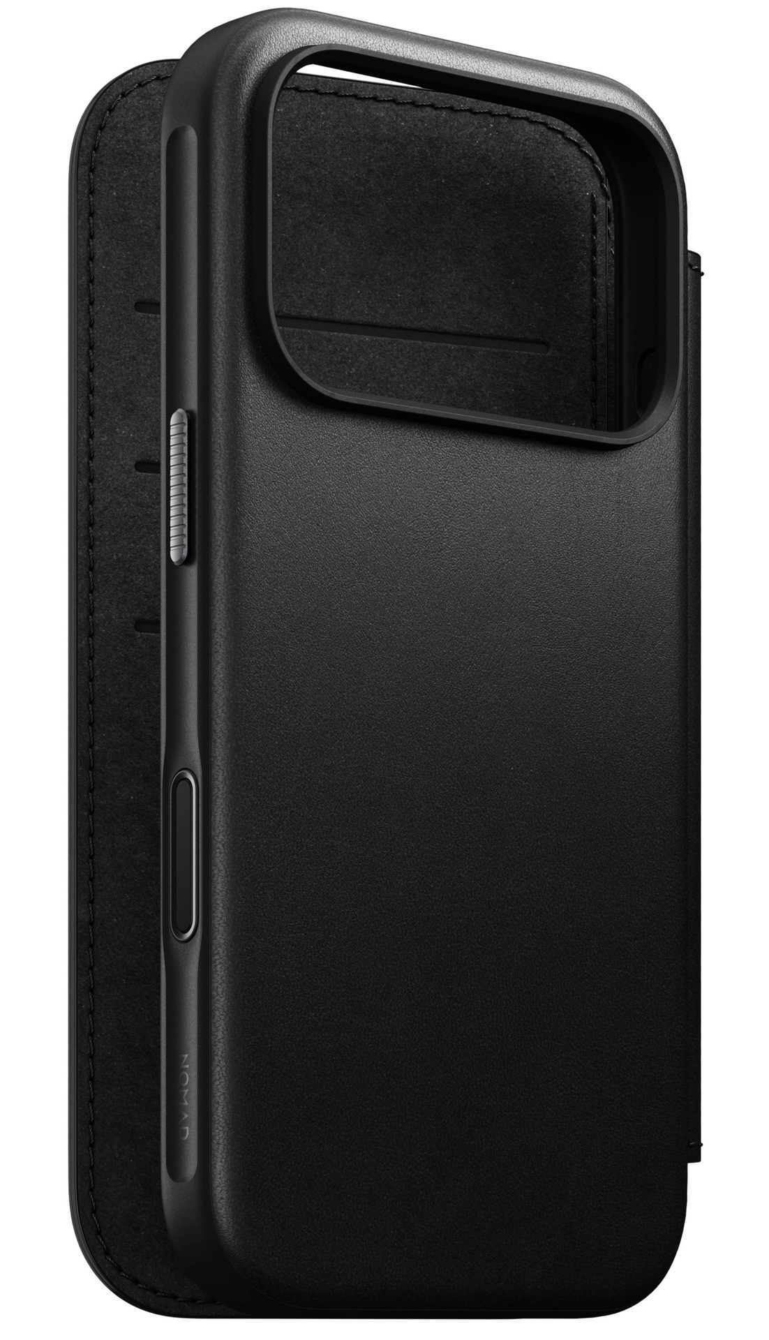 Nomad Modern Leather Folio iPhone 17 Pro Max hoesje zwart