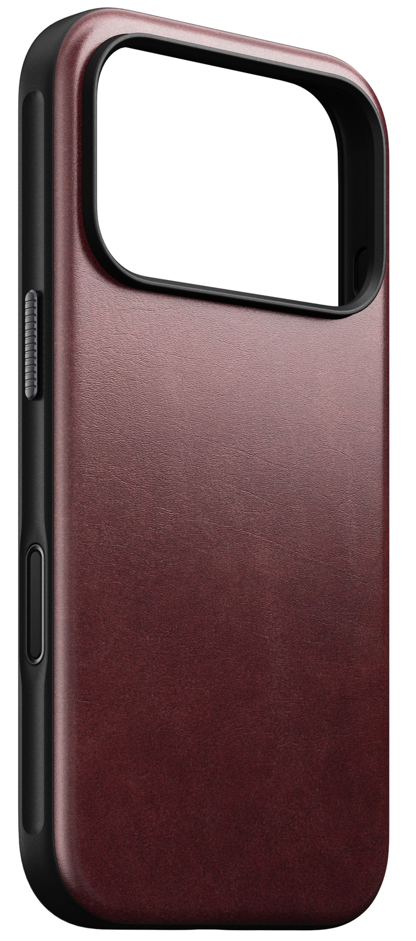 Nomad Modern Horween Leather iPhone 17 Pro Max hoesje burgundy