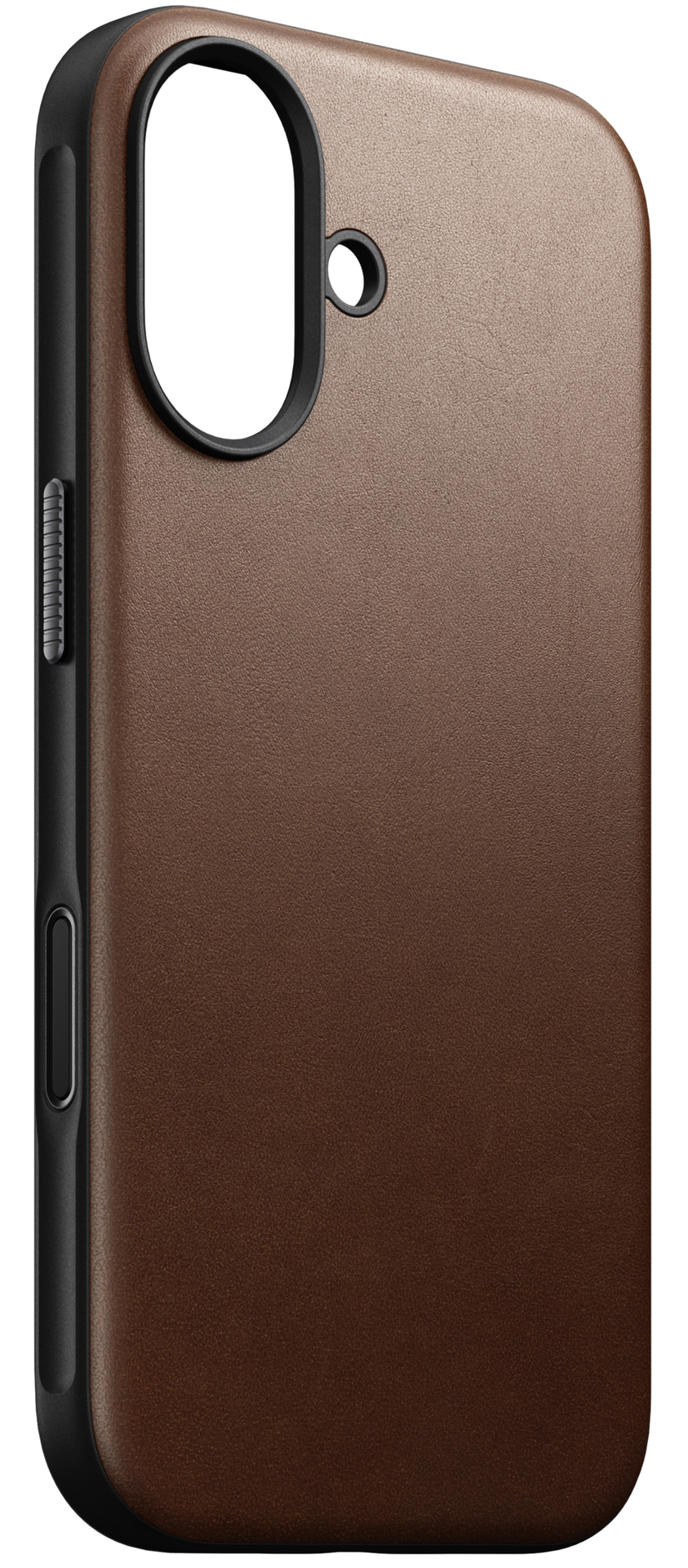Nomad Modern Leather iPhone 17 hoesje zwart