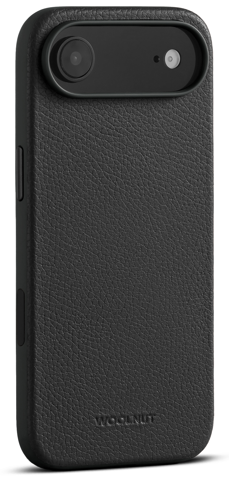 Woolnut leren MagSafe iPhone 17 Air hoesje zwart