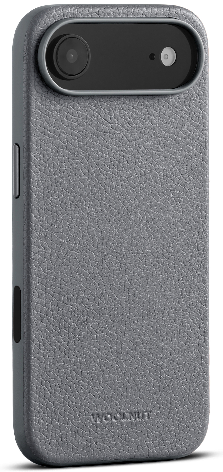 Woolnut leren MagSafe iPhone 17 Air hoesje grijs