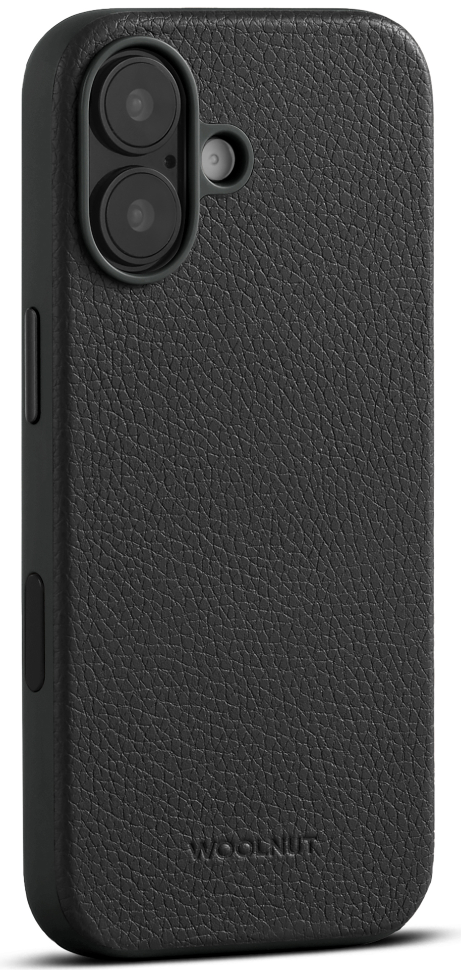 Woolnut leren MagSafe iPhone 17 hoesje zwart
