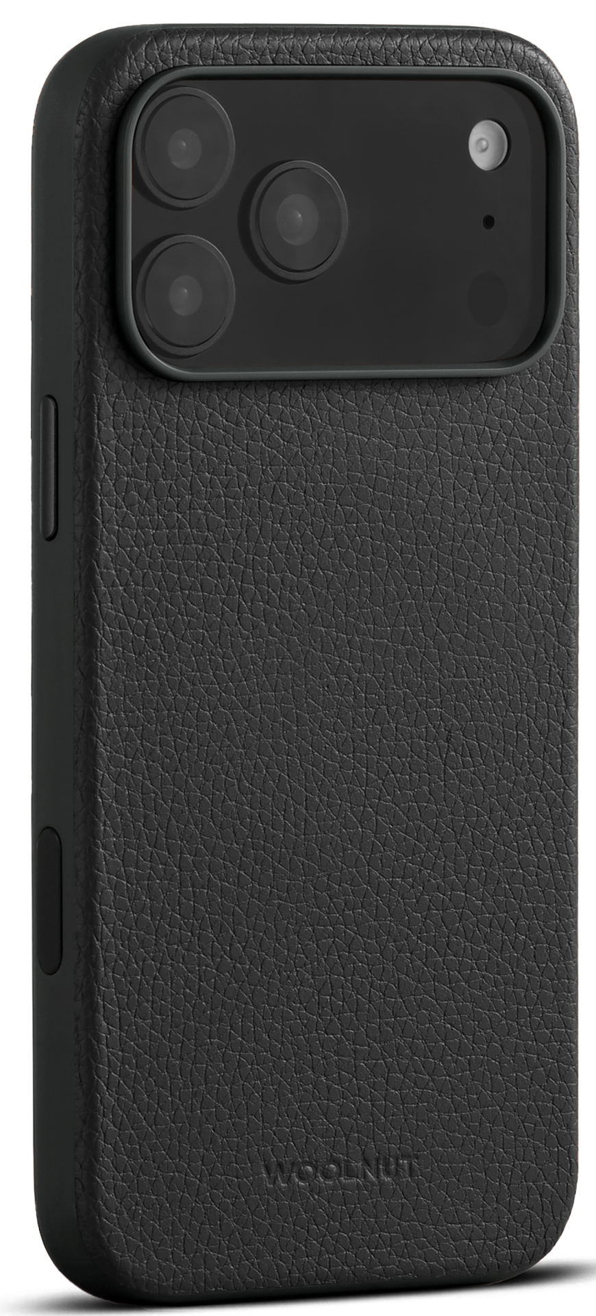 Woolnut leren MagSafe iPhone 17 Pro Max hoesje zwart