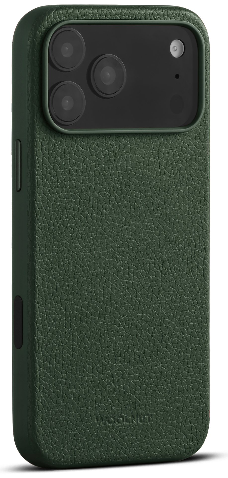 Woolnut leren MagSafe iPhone 17 Pro Max hoesje groen