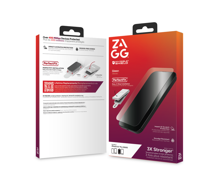 ZAGG InvisibleShield Glass iPhone 17 screenprotector