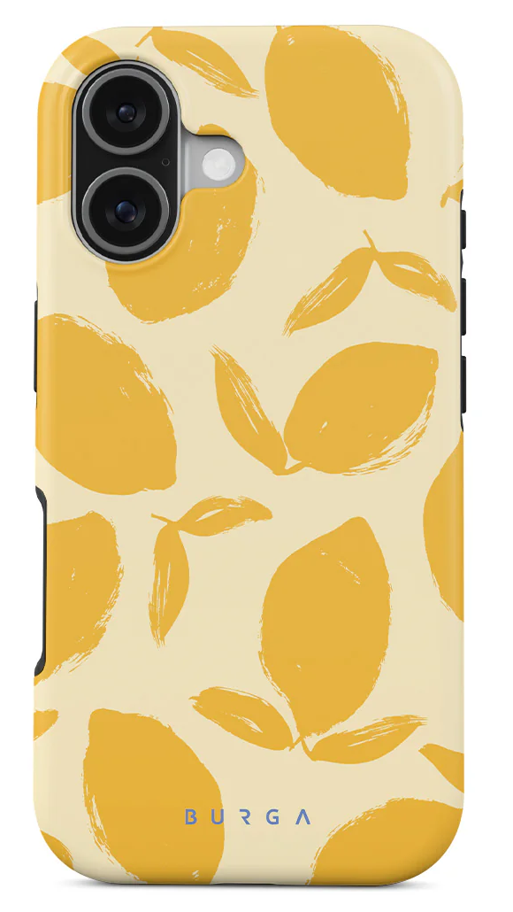 Burga Tough MagSafe iPhone 17 hoesje lemon tart