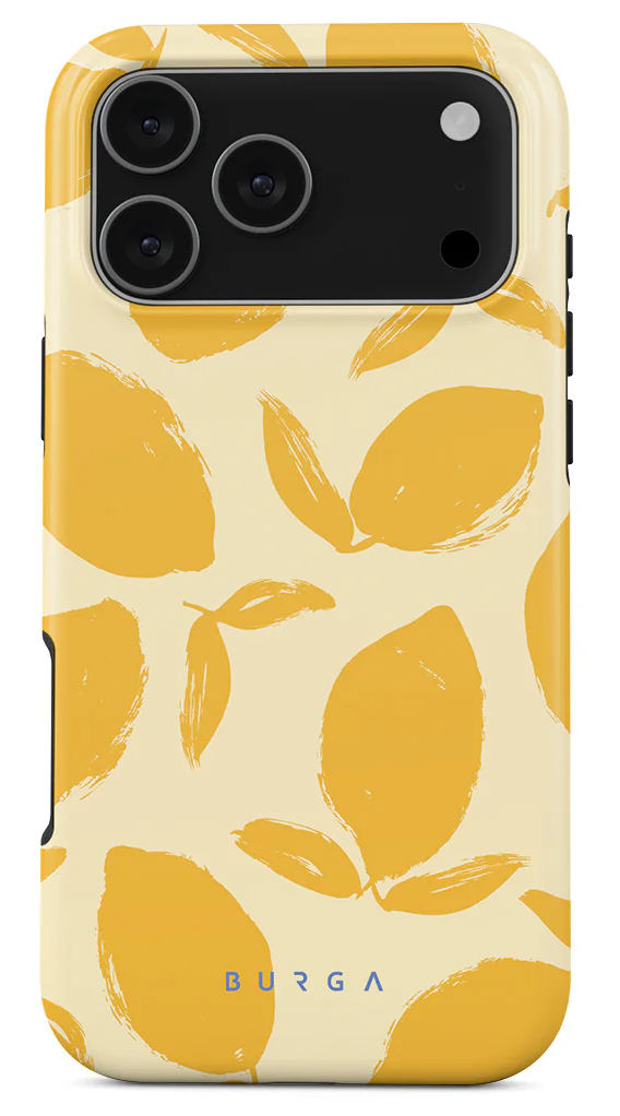 Burga Tough MagSafe iPhone 17 Pro Max hoesje lemon tart