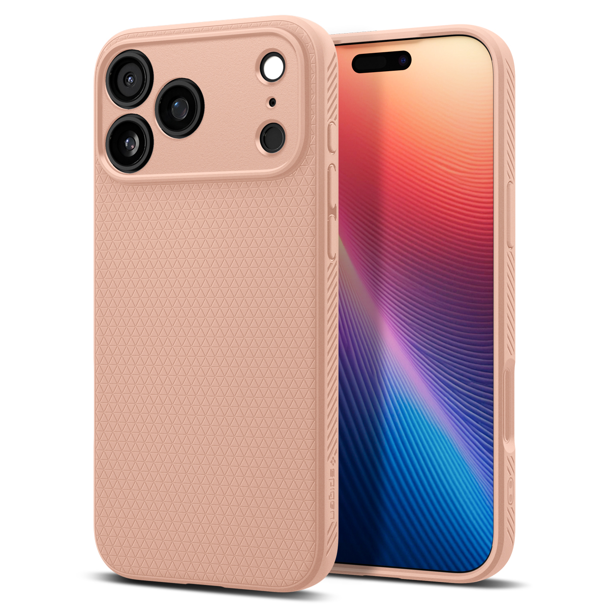 Spigen Liquid Air iPhone 17 Pro Max hoesje rose titanium