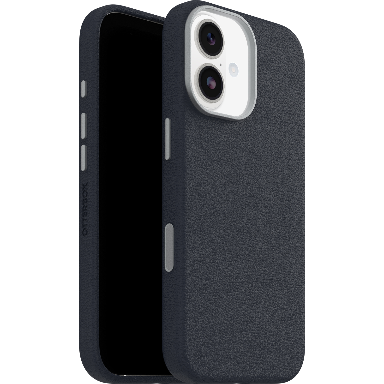 OtterBox Symmetry Leather MagSafe iPhone 17 hoesje blauw