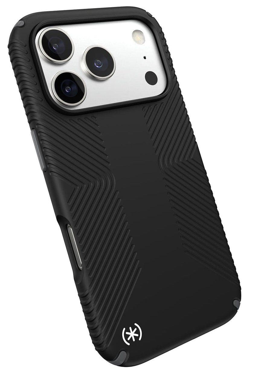 Speck Presidio 2 Grip MagSafe iPhone 17 Pro hoesje zwart