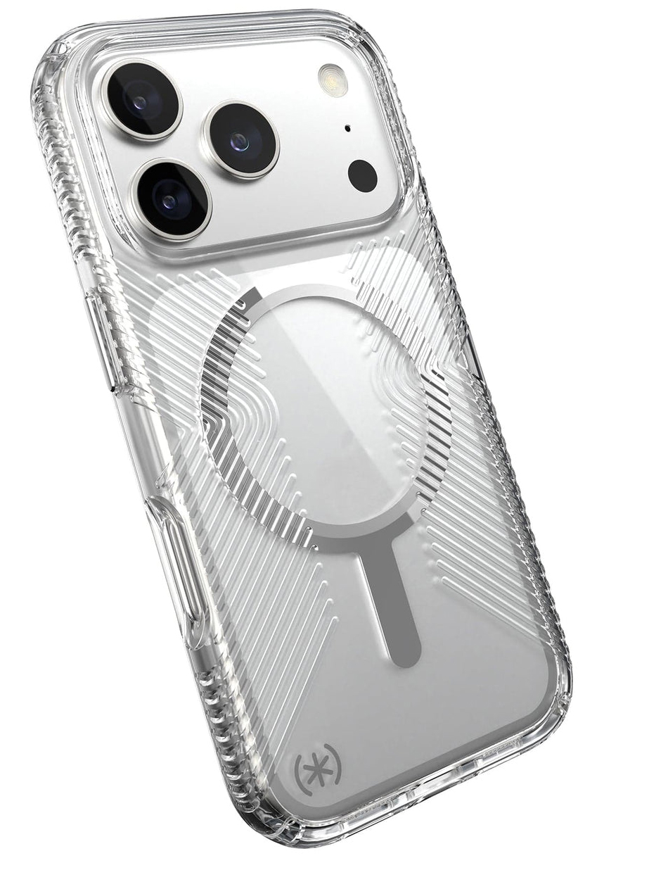 Speck Presidio Perfect Clear Clicklock iPhone 17 Pro Max hoesje transparant