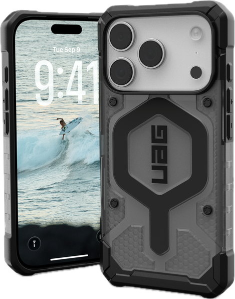 UAG Pathfinder MagSafe iPhone 17 Pro hoesje grijs zwart