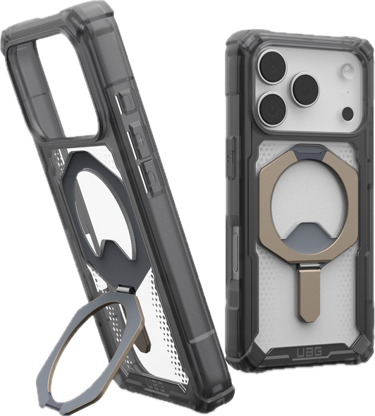 UAG Plasma XTE MagSafe iPhone 17 Pro hoesje grijs titanium