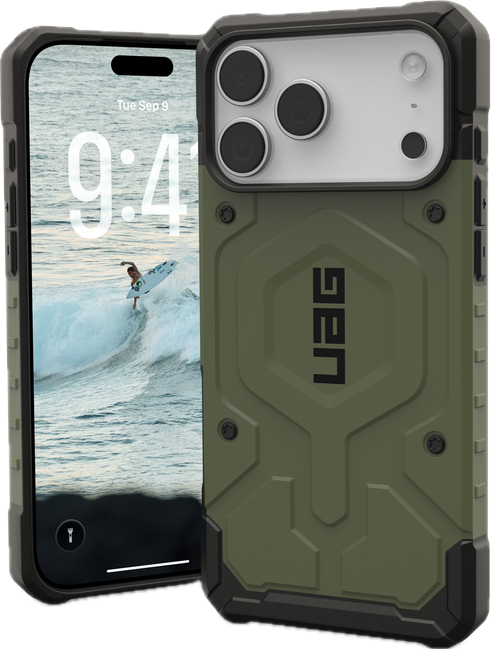 UAG Pathfinder MagSafe iPhone 17 Pro hoesje groen