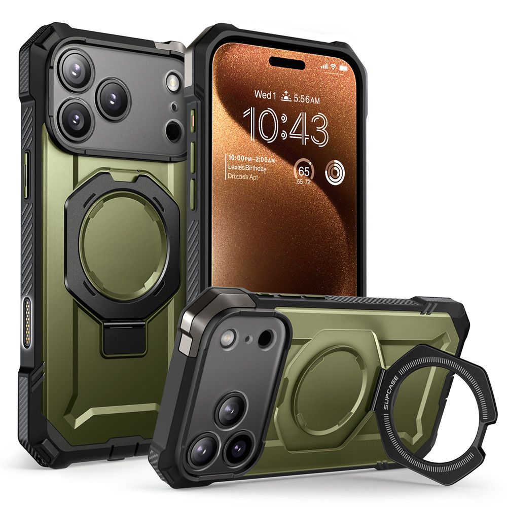 Supcase UB Grip MagSafe iPhone 17 Pro Max hoesje groen
