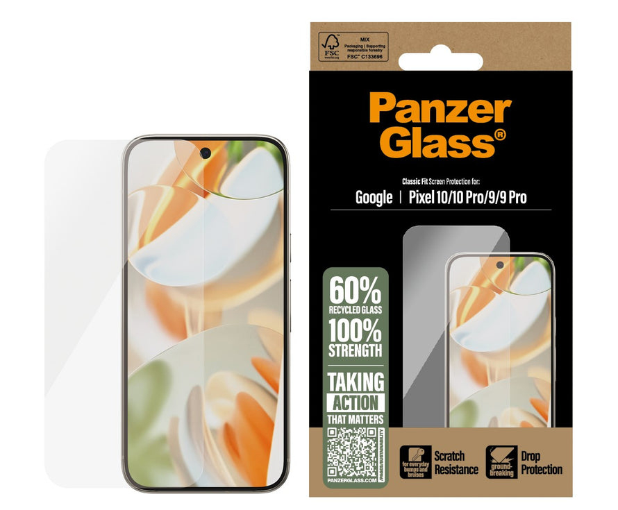 PanzerGlass Classic Google Pixel 10 / Pixel 10 Pro glazen screenprotector
