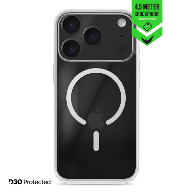 Striker D30 Xtreme Impact Protection MagSafe iPhone 17 Pro hoesje doorzichtig